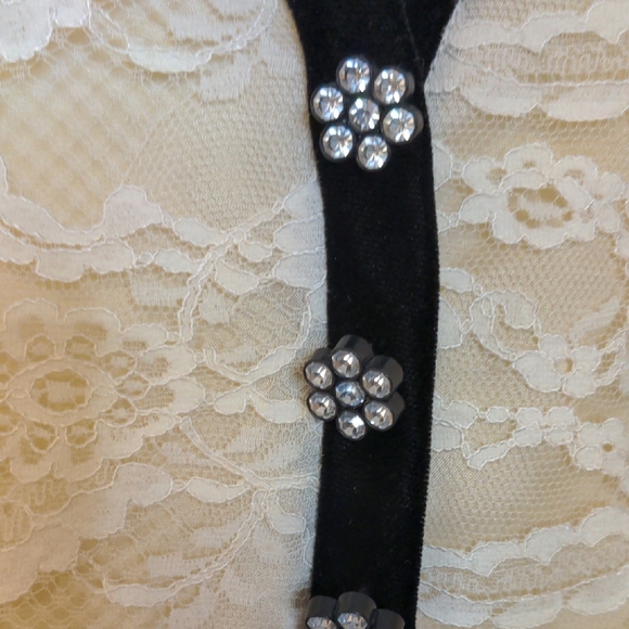 Vintage Miss O by Oscar de la Renta Lace & Velvet Dress Size Small - Picture 4 of 13